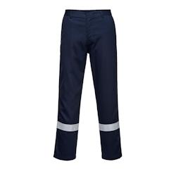 Portwest - Pantalon de travail résistant à la flamme BIZWELD IONA Bleu Marine Taille M - M bleu BZ14NARM_0