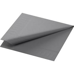 Serviette 24x24 - Ouate - Gris granite - x2400 - DUNI - gris 7321031683929_0