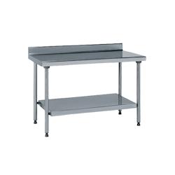 Tournus Equipement Table inox adossée 900 x 1200 x 800 cm Tournus - plastique 424822_0