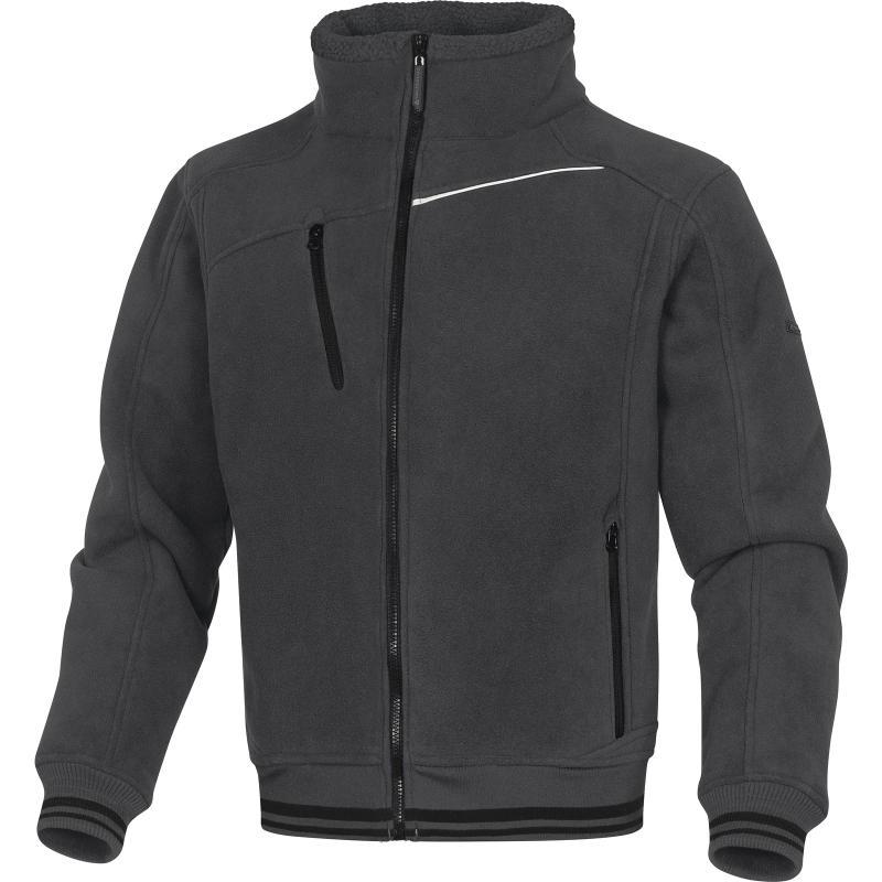 Veste laine polaire polyester Sherman - 540 g/m² - fermeture zip anti-froid - 5 poches_0