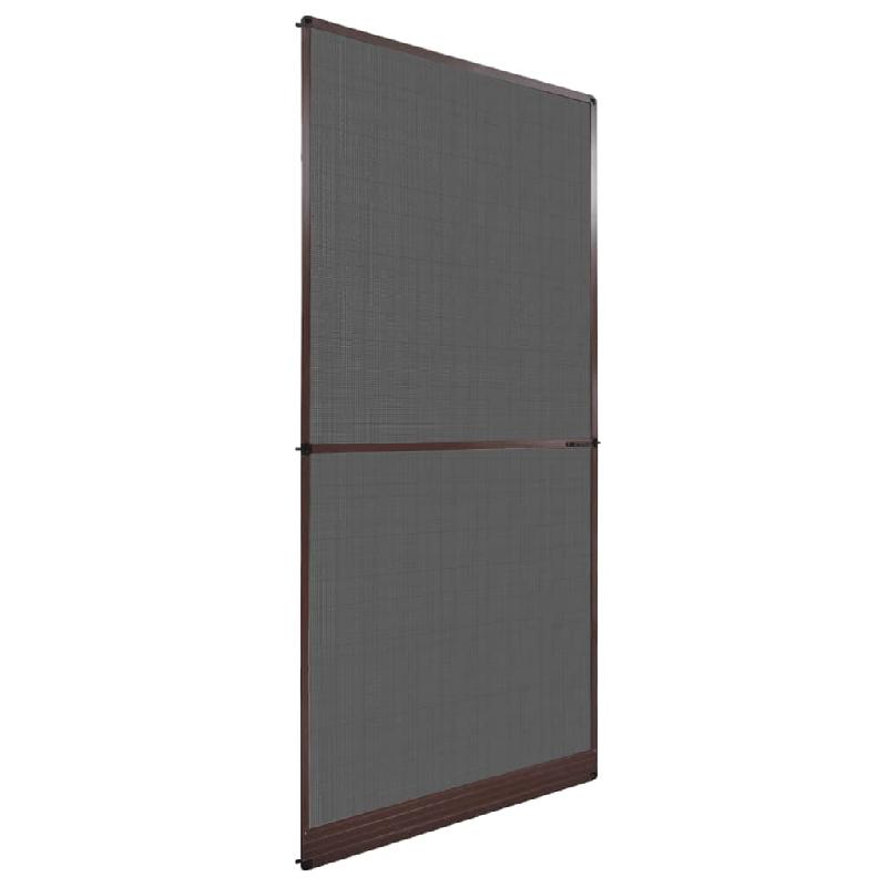 Vidaxl moustiquaire à charnière pour portes marron 100x215 cm 141564_0