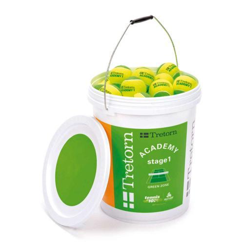 72 BALLES DE TENNIS - TRETORN - ACADEMY STAGE 1