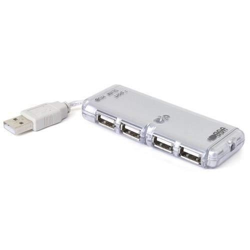 PREMIUMCORD Hub USB 2.0 - 4 ports sans alimentation avec câble intégré - KRUP_0