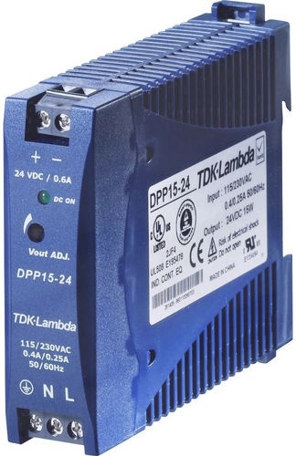 ALIMENTATION DC FIXE AU FORMAT RAIL DIN, 24V, 15W