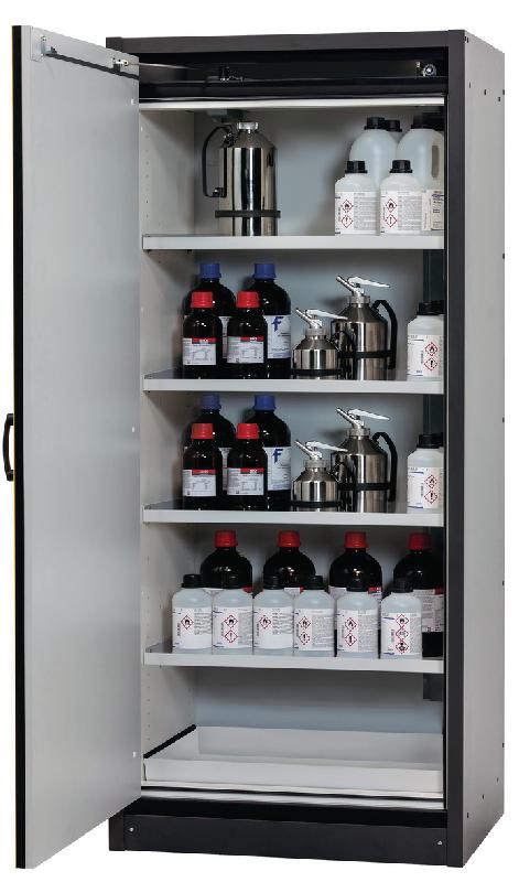 ARMOIRE SÉCURITÉ Q-CLASSIC-30 Q30.195.086.WD GRIS/JAUNE - MANUTAN COLLECTIVITÉS