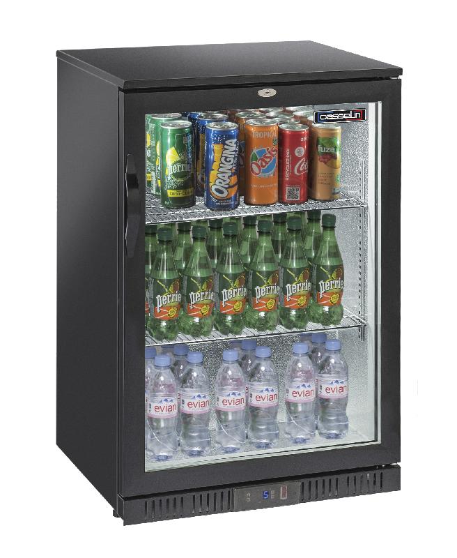 Arrière bar 1 porte CASSELIN CAB1P - design moderne, système de refroidissement performant et capacité 128L_0