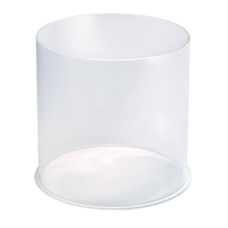 Bac de présentation PMMA rond - Ø20xH20cm - Transparent - Épaisseur 3mm_0
