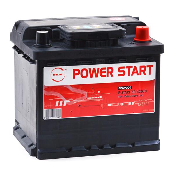 Batterie voiture NX Power Start 50-420/0 - 12V 50Ah - Haute performance pour démarrage moteur_0