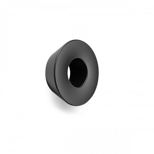 BOUTON DE MEUBLE ROND OLIVIA - HAUTEUR 20 MM - D 57 MM - PAR 4 - NOIR MAT HETTICH