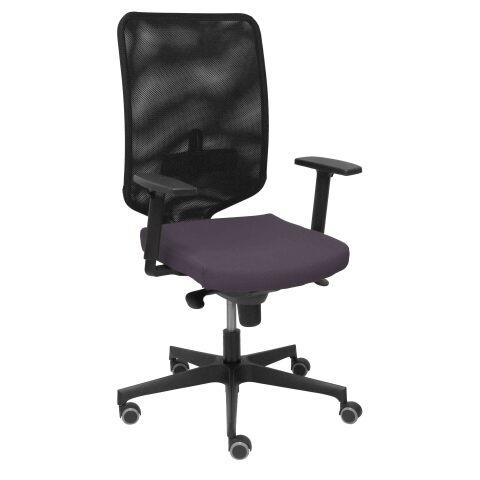 CHAISE DE BUREAU OSSA NOIRE - GRIS FONCÉ