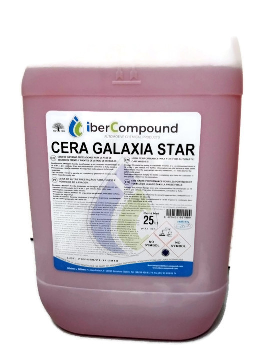Cire de lavage haute qualité pour véhicules - Galaxy Star - Brillance exceptionnelle - Conditionnement 25L_0
