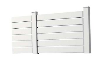 Clôtures PVC - GYT - 6 lisses 110 x 34 mm_0