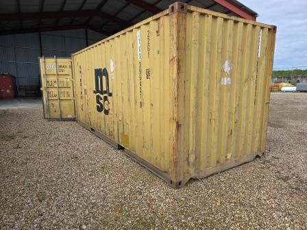 Container 20 pieds occasion Jaune Clair ref : W03002404004 - dabert citernes_0
