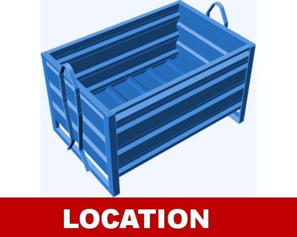 CTL 1208 LOC1AN - CONTENEUR TÔLE GERBABLE CHARGES LOURDES