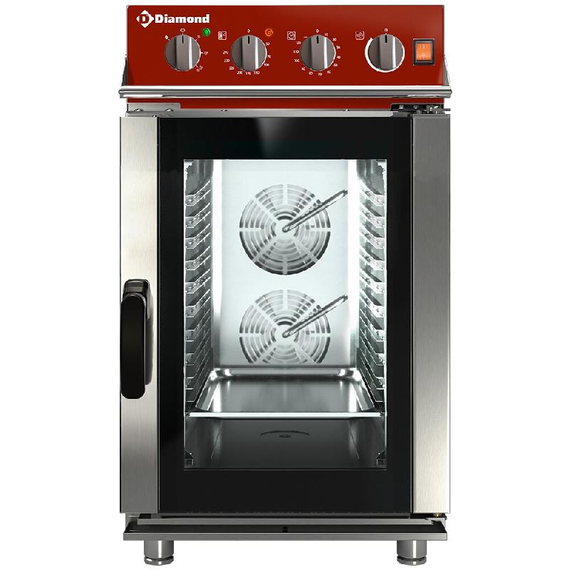 Diamond - Four vapeur/convection électrique, 10x GN1/1 mécanique - réf. FVS10-711/CMC - gris AKS-FVS10-711/CMC_0