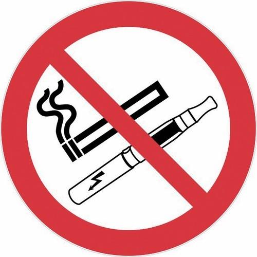 DISQUE DE RÉGLEMENTATION ANTI-TABAC - DÉFENSE DE FUMER ET DE VAPOTER - DIAMÈTRE 300 MM NOVAP