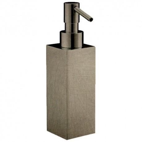 DISTIBUTEUR DE SAVON LIQUIDE A POSER DOMINO METAL BROSSE ROBINETTERIE DOMINO - CRISTINA ONDYNA QU72777