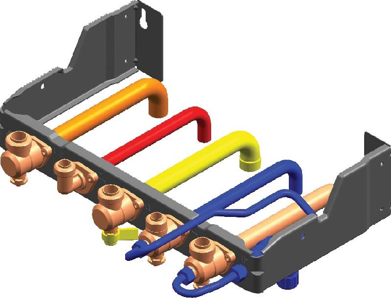 Dosseret standard pour première installation - ELM LEBLANC - 7716780460 - 786207 - compatible ACLEIS/MEGALIS CONDENS_0