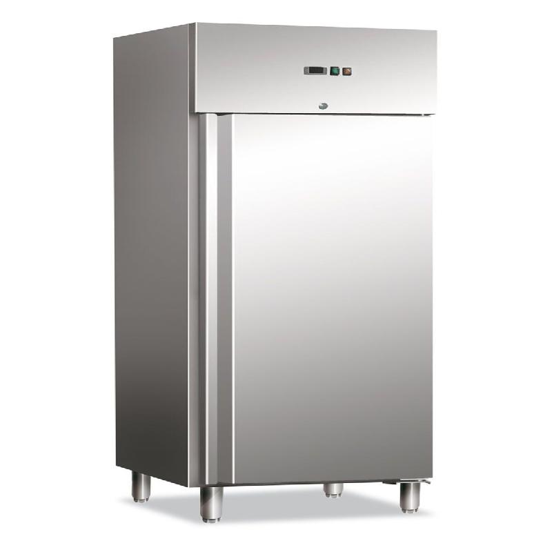 EKOFROST Congélateur ventilé inox de 650 litres. Dégivrage auto. Clé et serrure. T° -22°C/-15°C. Dim. LxLxH 74x83x201 cm. GN650BT - 4584_0