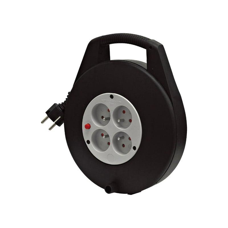 Enrouleur de câble KB4P 10m H05VV-F 3G1,5 noir/gris - Brennenstuhl | 1103561_0