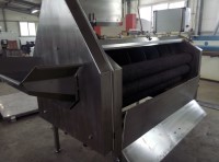 Éplucheur KR190 - tambour 1,90m - capacité 1000kg entrée / 800kg sortie - 9 rouleaux en acier inoxydable_0
