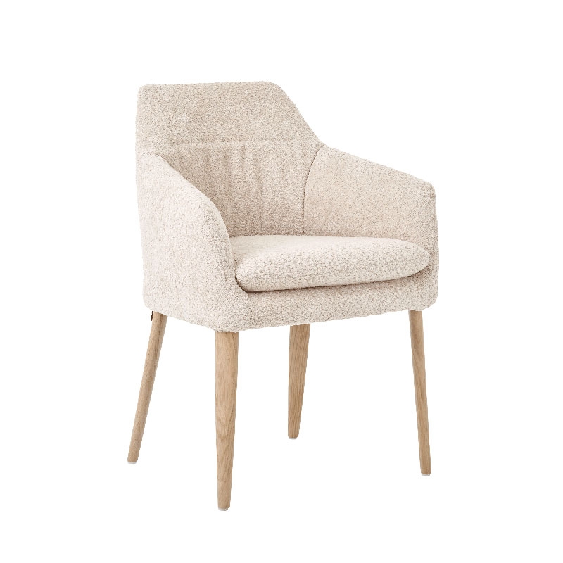 Fauteuil d'accueil ergonomique et intemporel pour bureaux professionnels_0