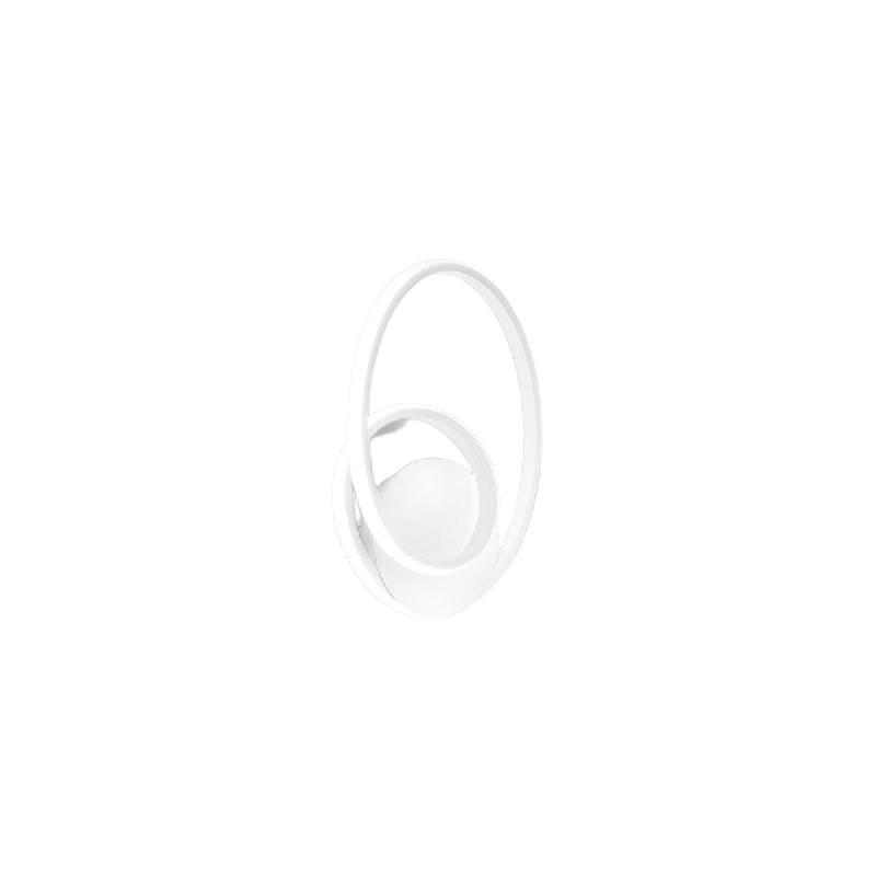 Gea Luce Applique Diva A Blanc - Applique Led 21W 3000K 1320Lm En Aluminium Satiné Et Silicone Opale, Coupe De Phase Dimmable - Gealuce - blanc DIVA_0