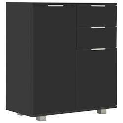 Helloshop26 - Buffet bahut commode armoire meuble de rangement organisateur cuisine salle de séjour salon brillant 71 x 35 x 80 cm 02_0036167 - 30002_0