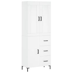 Helloshop26 - Buffet bahut commode armoire meuble de rangement organisateur cuisine salle de séjour salon haut 69,5 x 34 x 180 cm 02_0032720 - 300021_0