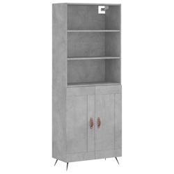 Helloshop26 - Buffet bahut commode armoire meuble de rangement organisateur cuisine salle de séjour salon haut 69,5 x 34 x 180 cm 02_0034556 - 300021_0