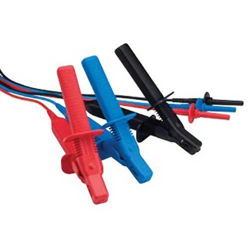 JEU DE 3 CORDONS 3M AVEC PINCES MOYENNES ISOLÉES 6KV - MEG1005-262