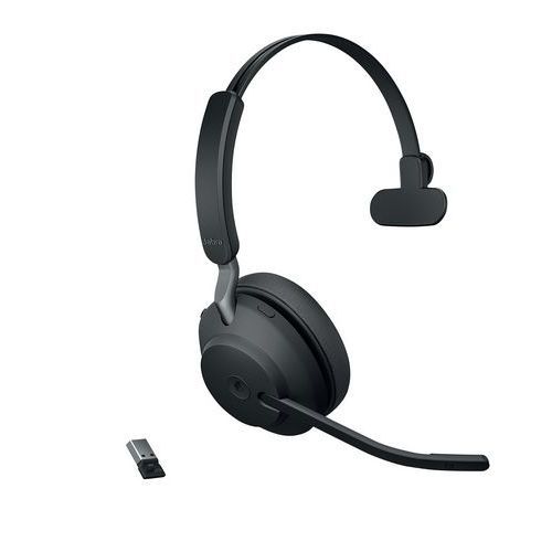 MICRO-CASQUE FILAIRE JABR EVOLVE2 65 MONO USB-A MS +LINK 380 - JABRA