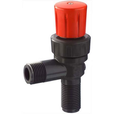 Microvanne PVC à membrane EPDM - Raccords mâles filetés BS - Ø 1/2