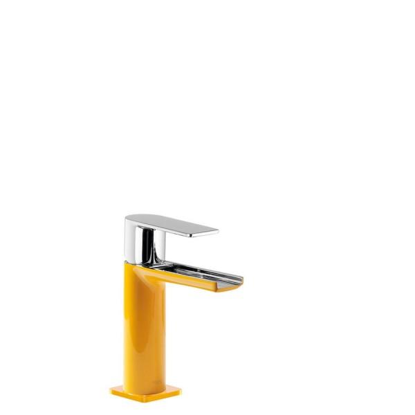 MITIGEUR LAVABO ROBINET CASCADE BEC OUVERT AMBRE/CHROMÉ - TRES 20011001AM