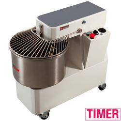 Pétrin à spirale 33 litres - timer - sur roues NT33/M1 avec cuve inox et sécurité CE_0