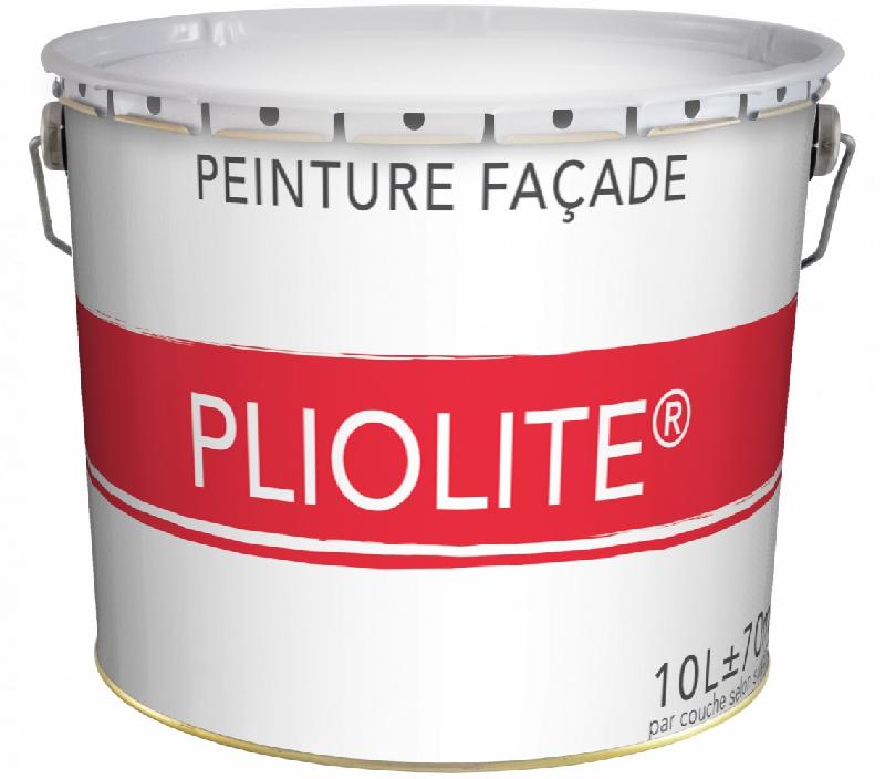 Peinture façade pliolite - pierre - 10 L - solvant base - mat - rendement 7 m²/L_0