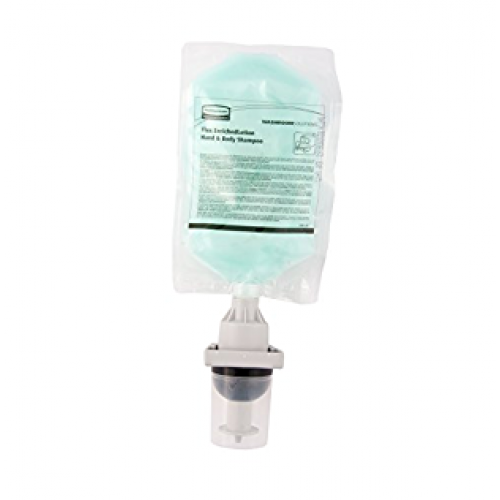 RECHARGES GEL DOUCHE SHAMPOING - ENRICHI LOTION - DISTRIBUTEUR FLEX - 1300ML RUBBERMAID