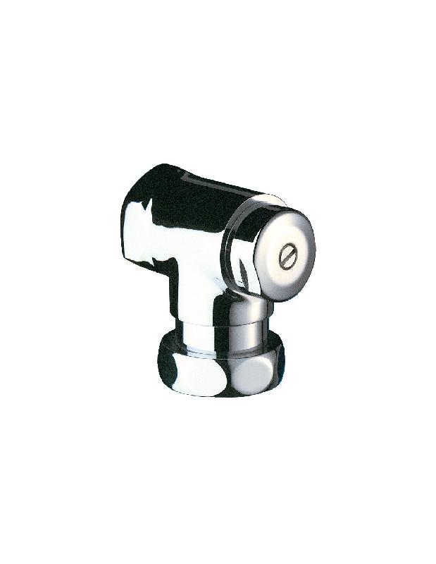 ROBINET ARRÊT ÉQUERRE TEMPOCHASSE F1'' F1''1/4 CHROMÉ - DELABIE - 765000