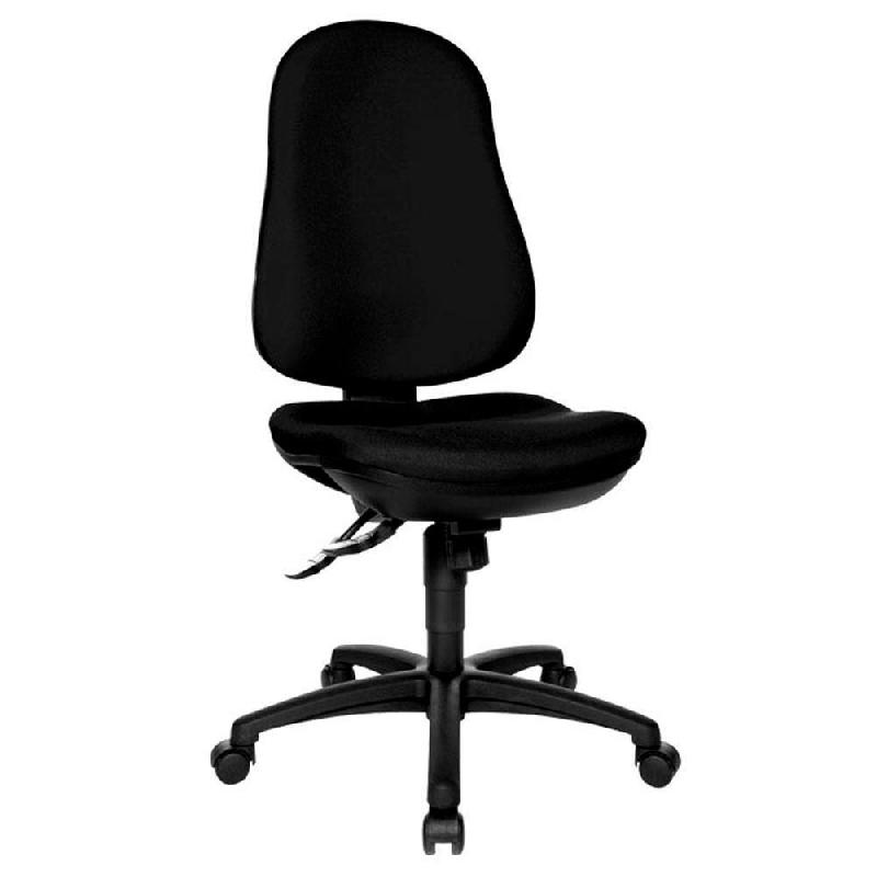 SIEGE DE BUREAU NOA EN TISSU - SANS ACCOUDOIR - NOIR