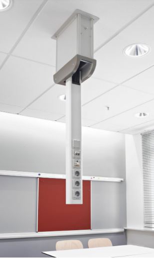 Système de médias au plafond ergonomique et  très robuste avec commandes adaptées aux personnes handicapées  - Powerlift One_0