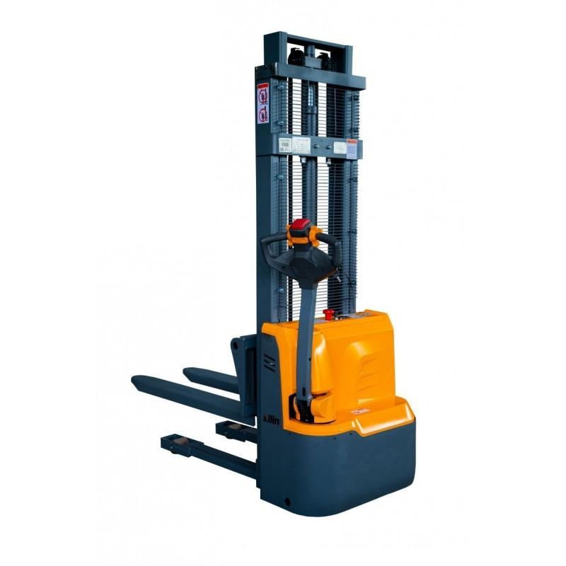 Transpalette électrique automoteur CDD15R-EN - 1,5T x 3,5M, fourches réglables, batterie Li-ion, maniabilité optimale_0