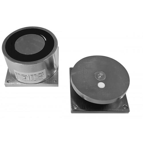 VENTOUSE ÉLECTROMAGNÉTIQUE RONDE IP65 AVEC POSE EN APPLIQUE - 60 MM IZYX