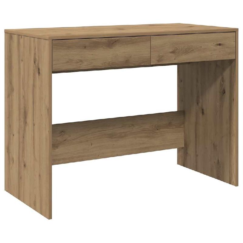 VidaXL Bureau chêne artisanal 101x50x76,5 cm bois d'ingénierie Modèle Milan Factory - 856765_0