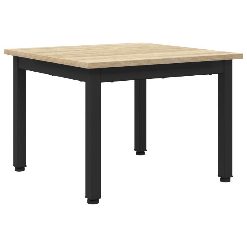 VidaXL Table basse Sonoma 50 x 50 x 36 cm Bois d'ingénierie Modèle Helios Terrasse - 892543_0