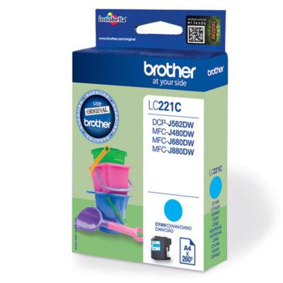 Cartouche Brother LC221C cyan pour imprimantes jet d'encre_0