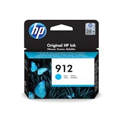 Cartouche D Encre Hp Hp 912 Cartouche D Encre Cyan Authentique (3yl77ae) Pour Hp Officejet Pro 8010 Series 8020 Series - 0192545866729_0