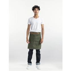 CHAUD DEVANT Tablier Chef Forene Vert Denim W70 - L50 - 1 vert 85199_0