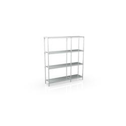 CORECO Rayonnage Lineaire 2225X1370X400 4 Niveaux L77 - L77_0