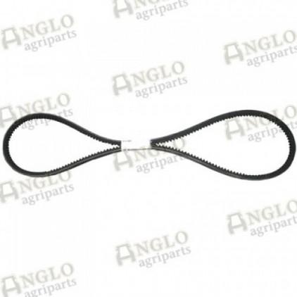 Courroie trapézoïdale du ventilateur - Massey Ferguson : 365, 375, 390, 390T, 398 - Référence : PTA-A64687_0