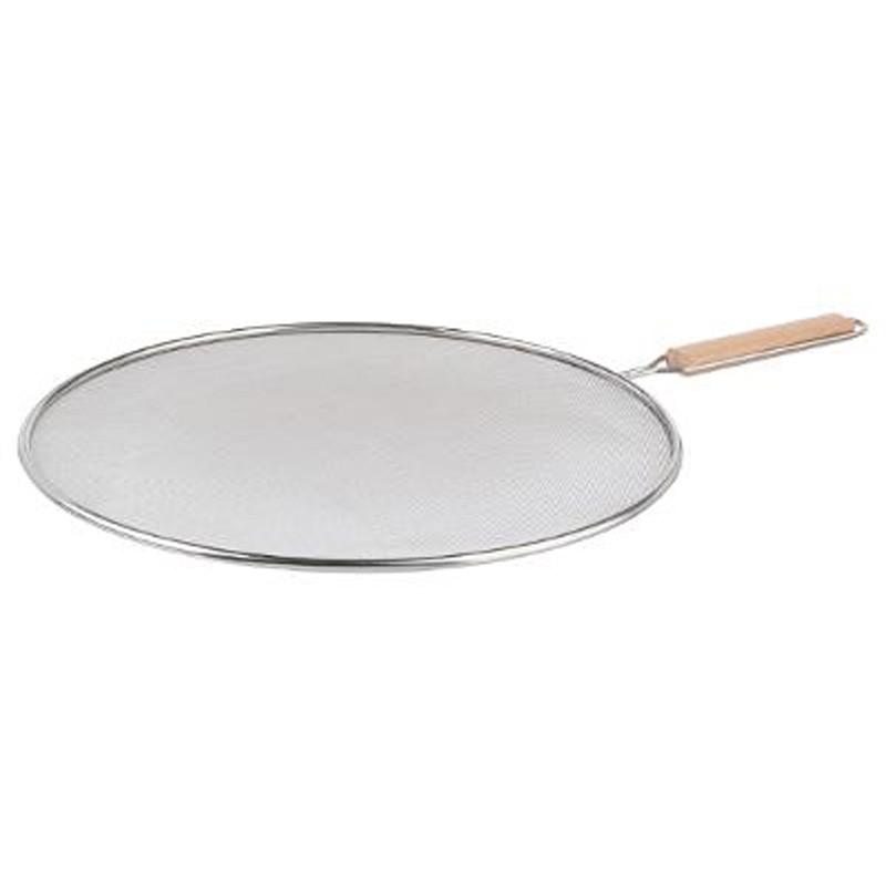 Couvercle anti-projection inox 33 cm naturel - Paris Prix - Pratique et tendance_0